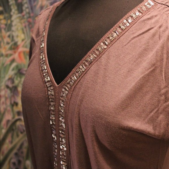 💛LOFT Jeweled Top - Picture 2 of 5